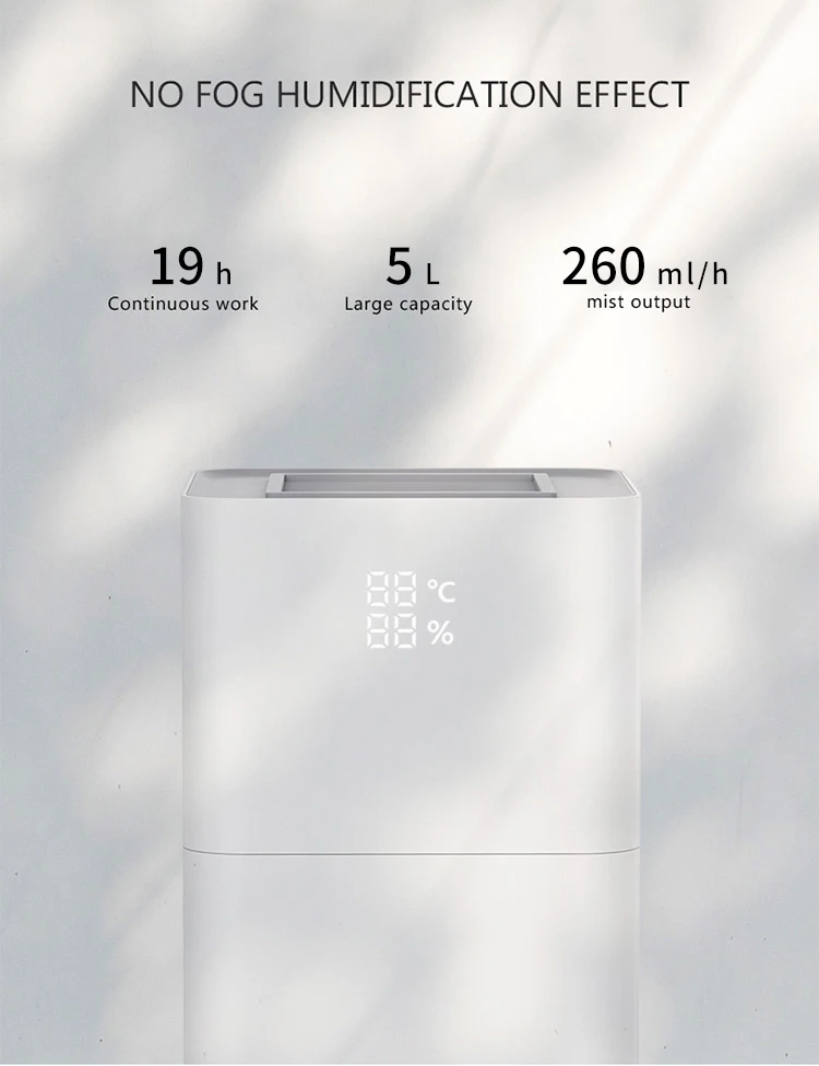 China Custom Logo Modern Personal Full House Baby Room High Capacity Humidifier With Sensor