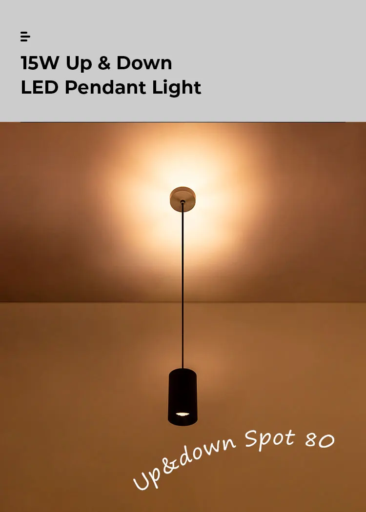 Modern Interior Lighting Design Chandelier 15w Upper And Lower ...