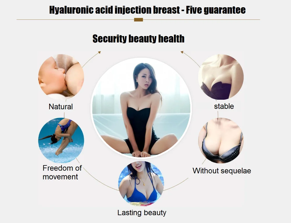 Hereme injectable dermal filler buttock hip breast enlargement injection big brest injection to increase