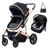 Baby Stroller with car seat BLACK