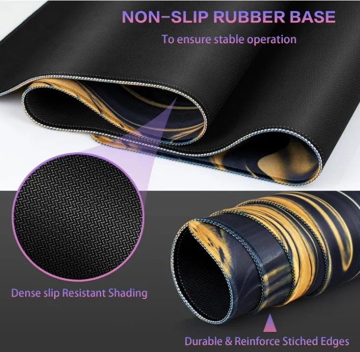 Hx Custom Logo  Rubber Sheet Material  Computer Keyboard Mousepads Rubber Gaming Mouse Pad