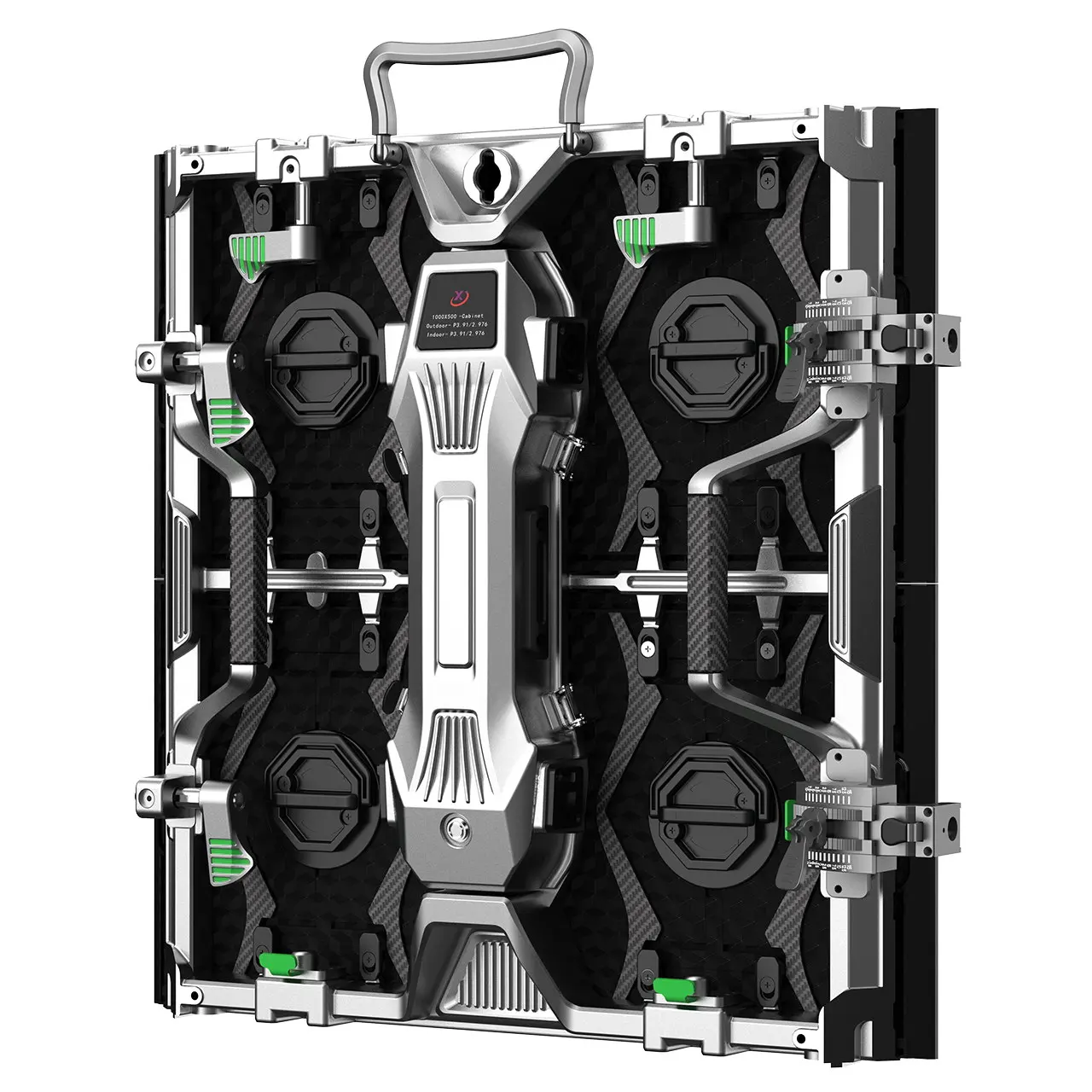 500X500-D 500x1000-D Indoor and outdoor Cabinet (Flat, Curved 0-20 degree, Right Angle) 500x500x65mm 3.5KG LED Module 250x250mm P1.5625 P1.95 P2.5 P2.604 P2.97 P3.9