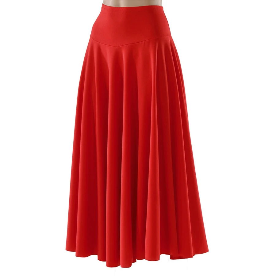 Fashion Polyester Maxi Faldas Largas High Waist Church Ladies Summer ...