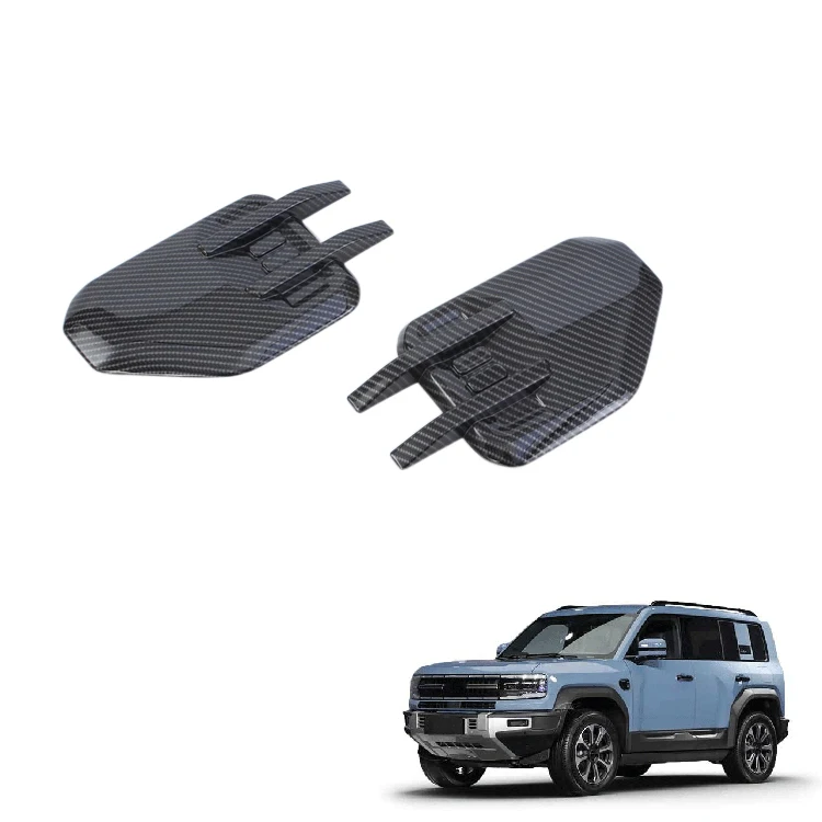 Side Fender Cover for FangChengBao Leopard 5 Accessories ABS Carbon Fiber Pattern Side Fender Camera Vent Exterior Accessory