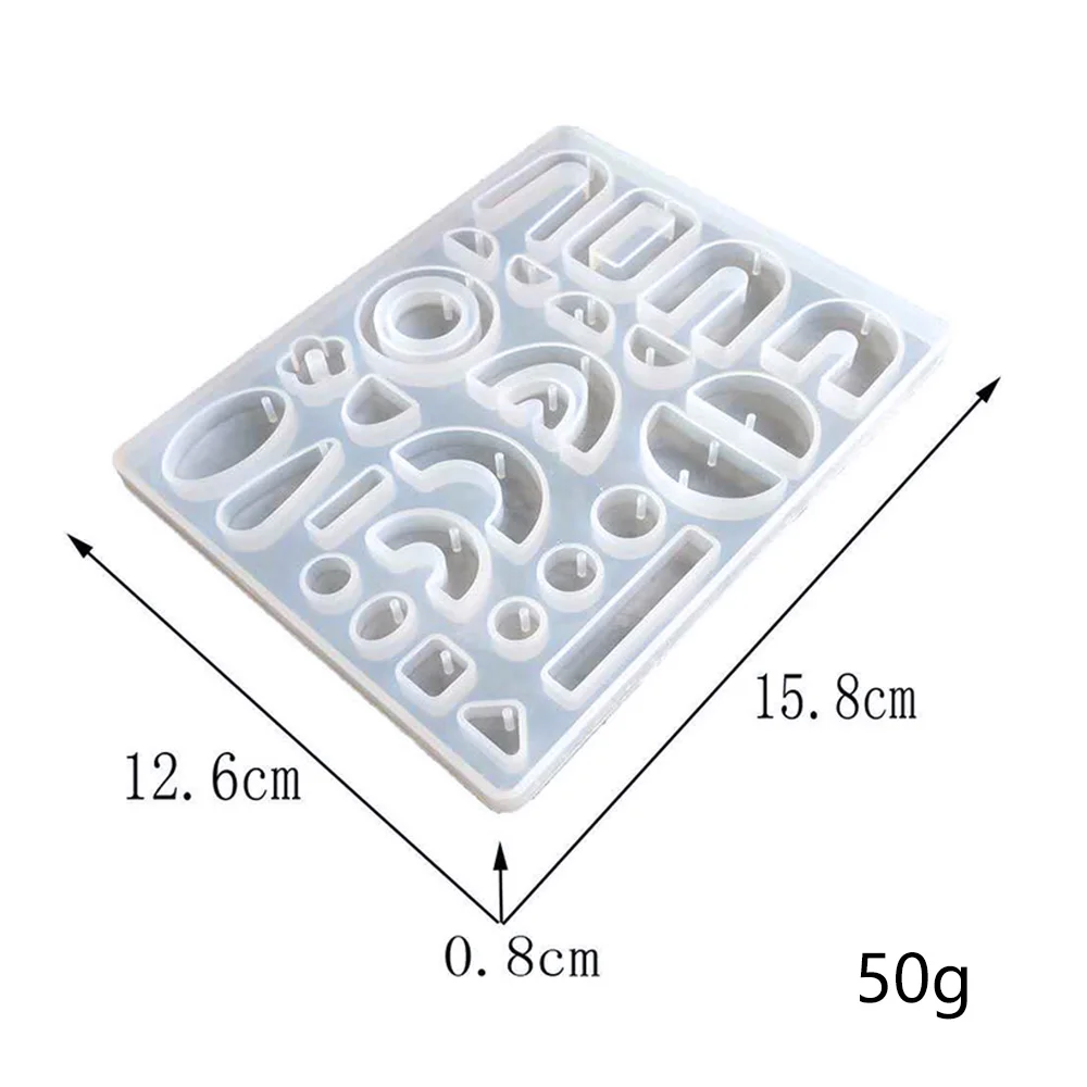 Aamzon Горячие блестящие серьги смола подставка пепельница форма силиконовые мерные чашки сделай сам кристалл клей набор формы для ювелирных