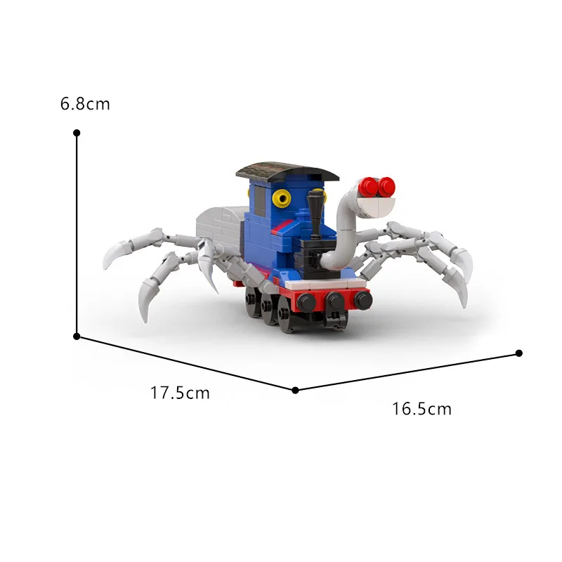New Little Train Building Block Spider Puddle Jumper Series Toy Puzzle Assembly Model Gift