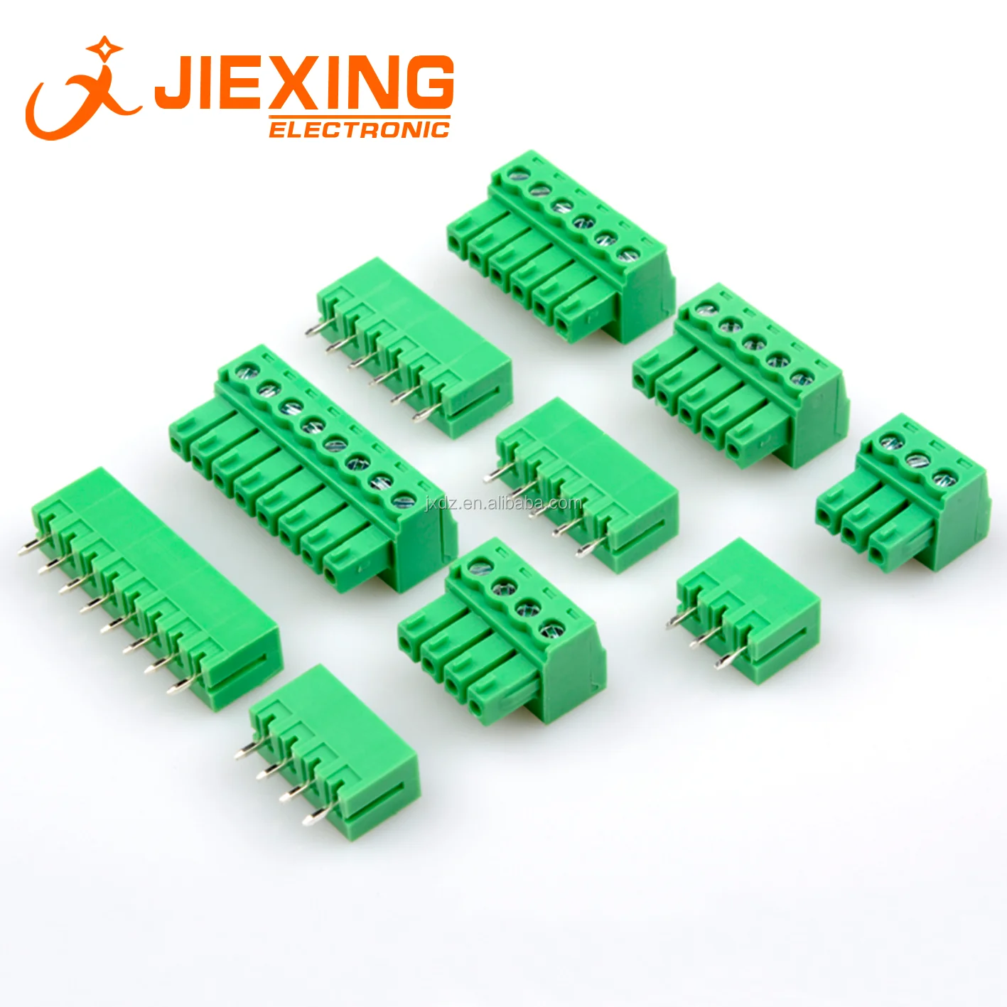 KF2EDG 3 81 мм 3pin way прямые контактный разъем + головки винта подключаемого модуля клеммной колодки печатного монтажа