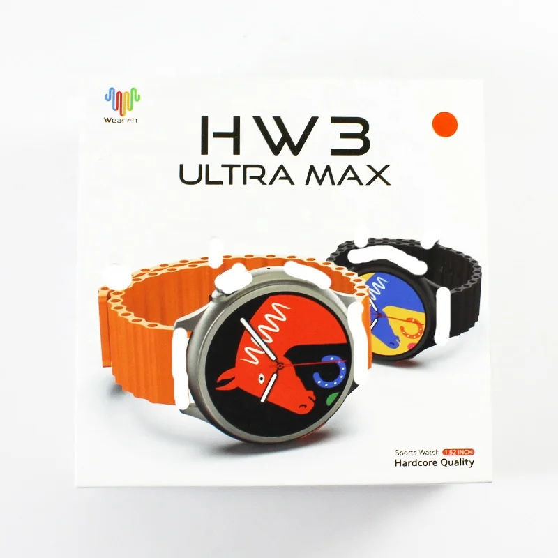 HW3 Ultra Max SmartWatch Men 1.52 Round Screen NFC Bluetooth Call 90+  Sport Mode Fitness at Rs 2999/piece, Koganthanparai, Tirunelveli