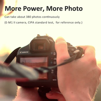 KingMa New Fully Decoded Camera Battery BLH-1 BLH1 for Olympus EM1 Mark II EM1-2 EM1 Mark 2 detail image