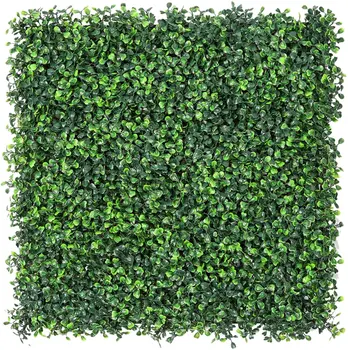 50*50cm Wholesale Plastic Wall Artificial Boxwood Panels for Wall Decoration Artificial Plant Wall Boxwood Panels