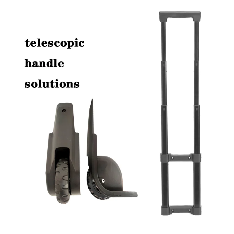 Custom Suitcase Accessories Retractable Suitcase Handle Aluminium Pull