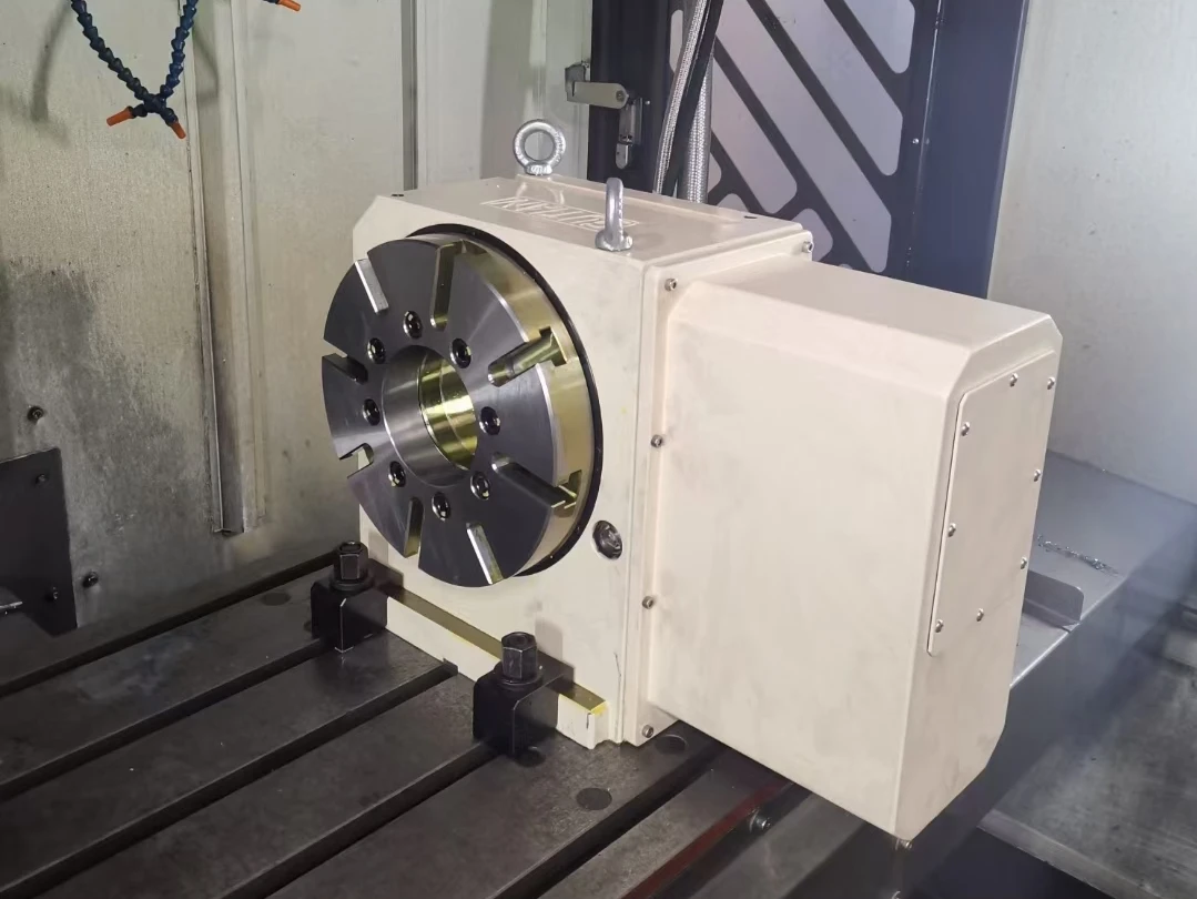 LEYO CNC Milling Machine Index Rotary Table 4th Axis CNC Rotary Table