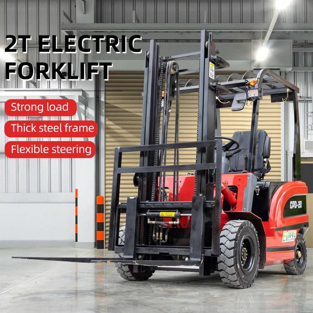 Self Loading Portable Electric Forklift Truck 48v 3ton Electric