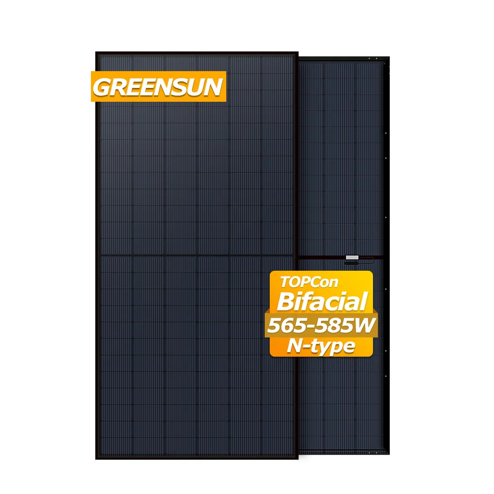 Application of Solar Panel Sweden Solar Panels All Black Bifacial Solar Cells 580W 585W 560W Solar Price Flexible Solar Panels