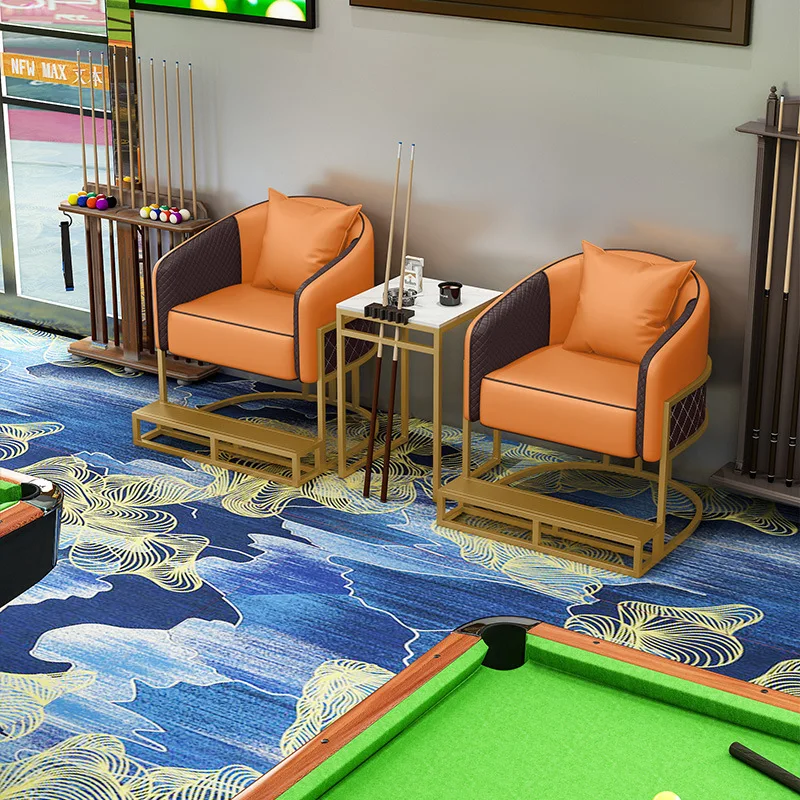 Observation Chair for Billiards Table Fabric Seat Sofa for Club or Hotel Ball Table Chair
