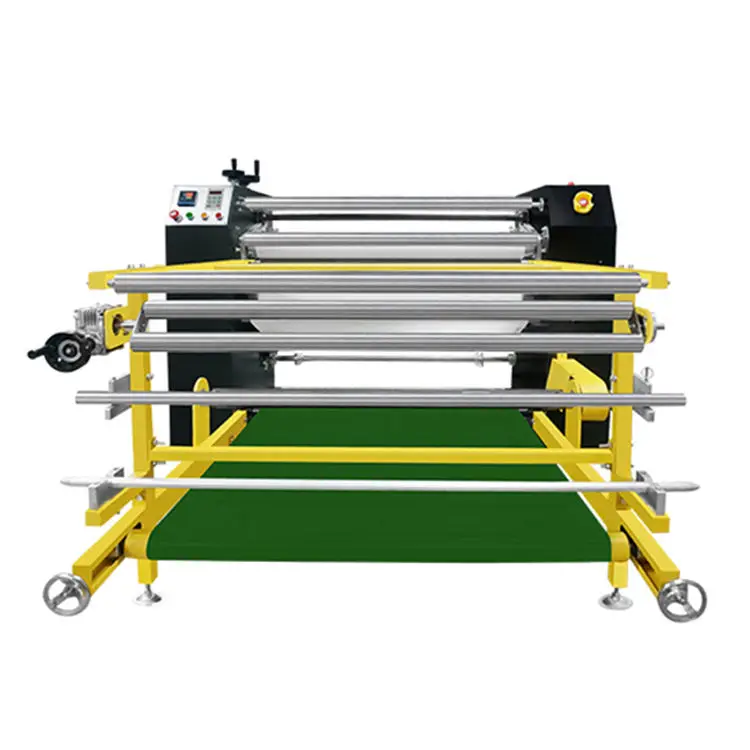 Mini Small Jc 26b Used in Heated Roller 120 cm Rubber 420mm Roll to Roll Heat Press 1.2m Sublimation Machine for Pvc Patch Label