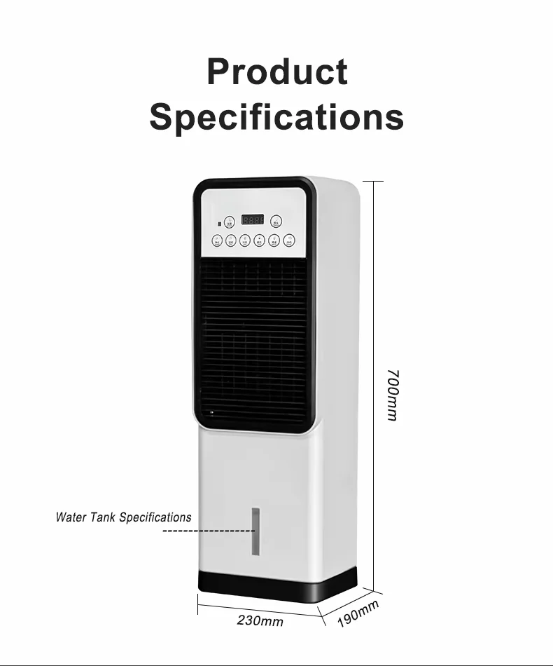 Professional Dual-Use Tower Air Conditioner Heater Mobile AC for Home Plastic Electric Fan No Installation Required Floor