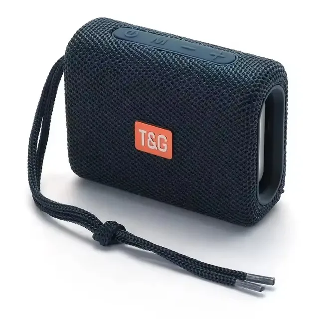 TG313 5W Mini Wireless Portable Bluetooth Loudspeaker Battery Operated with FM Function Outdoor Fabric TF USB-Plastic Material