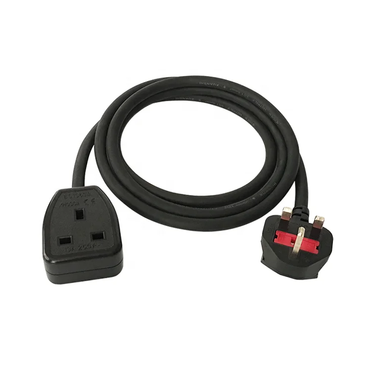 Uk 13a 250v Bs 1363 Standard Power Extension Cord With Fuse Buy Uk