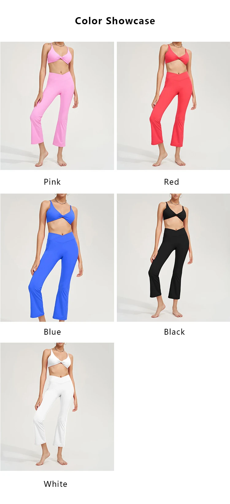 XW-B3075-K3609 Best Selling Brand New High Quality Flares Pants Yoga ...