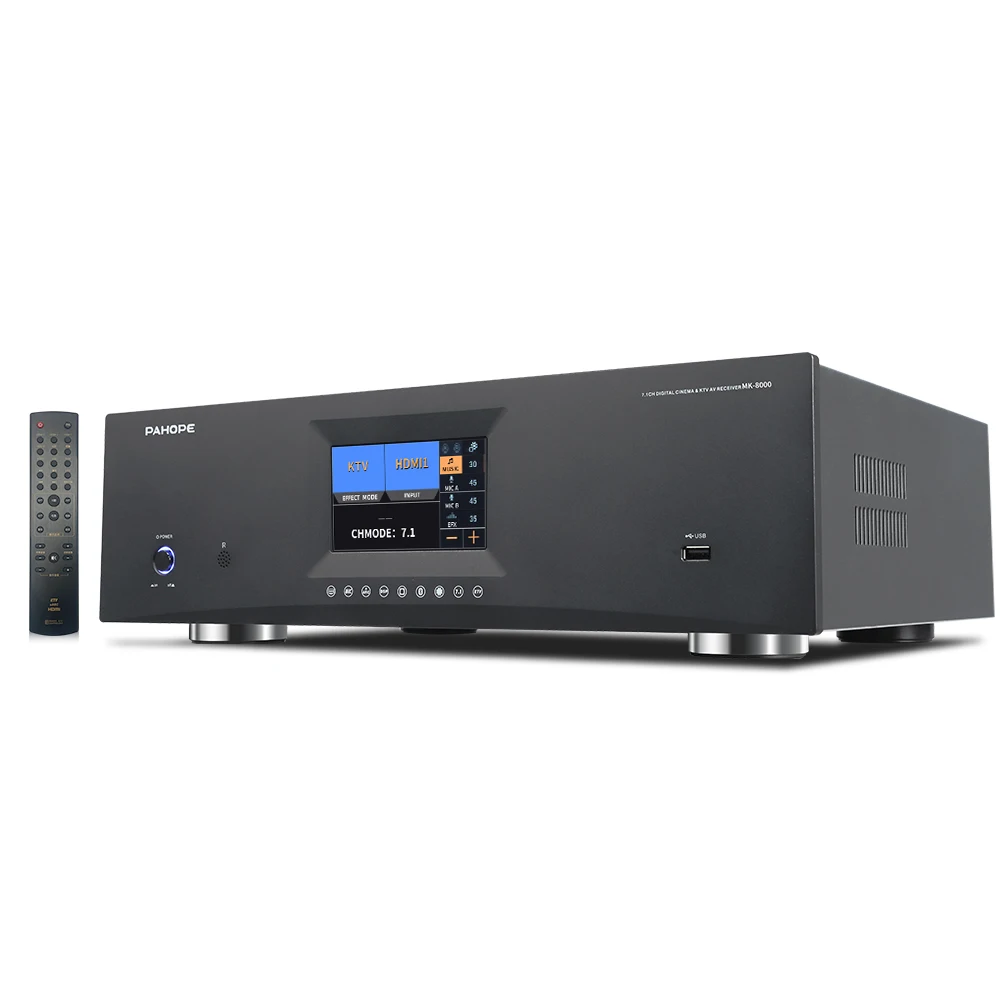 7.1 Home Theater Systems Power Amplifier 3D/8K DTS Digital  HD KTV  Karaoke Audio Av Receiver Sound  Amplifier