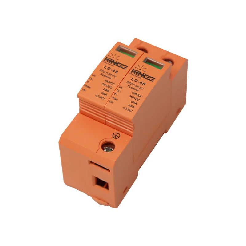 KINEE Surge Protective Device Thunder Protective Device SPD 2P 3P 1000V 20KA 40KA DC PV SPD