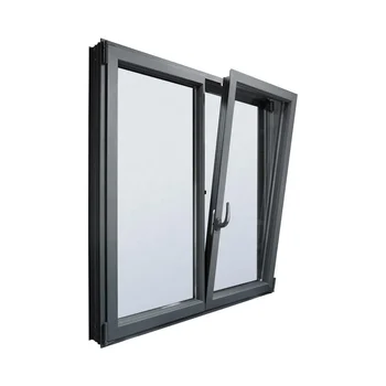 2023 newest NFRC standard tilt and turn triple glazed window energy saving casement window for sale