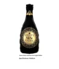 Black New Year wine bottle