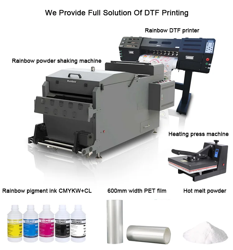 dtf printer 70cm max printing machine