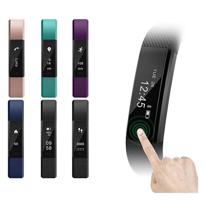 Heart rate monitor armband strap fitness watch smart