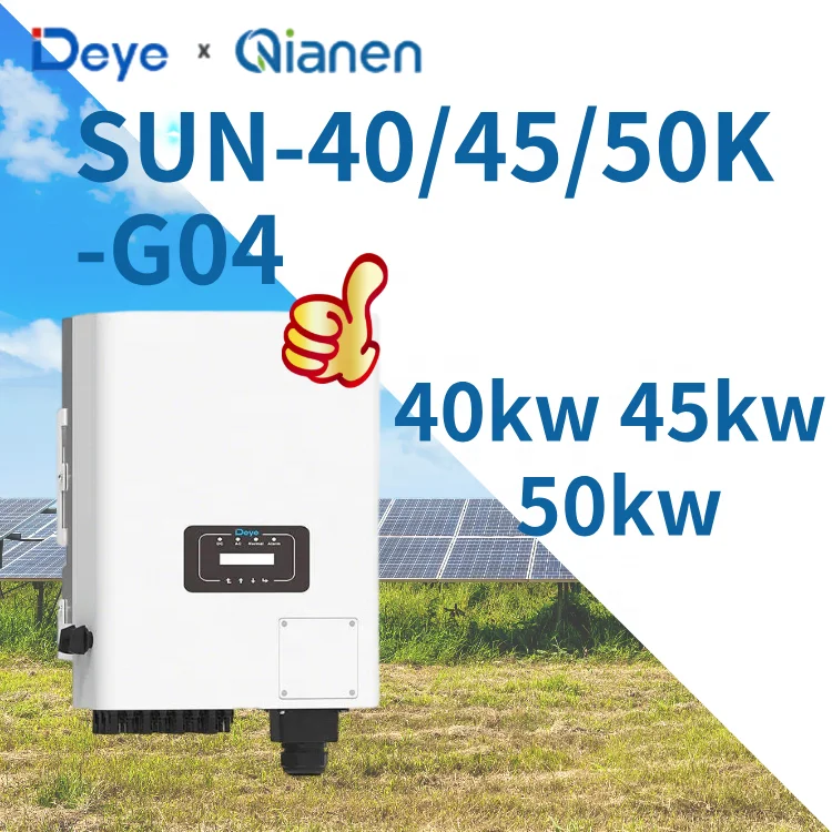 SUN-40/45/50K-G04 Deye MPPT deye on Grid Invertor Price 30KW 40KW 45KW 50KW on Grid Tie Solar String Inverter