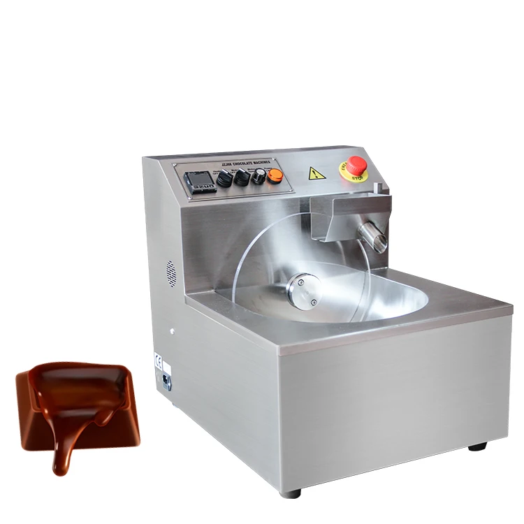 Temperadora Chocolate Mixing Machine Template Covering Dosing Glaze Date Wheel Spray Sprinkles Melt Machinery Tempering Machines