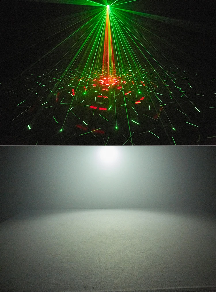 Disco Party Lights Stage Lighting by DJ with Laser Effect
