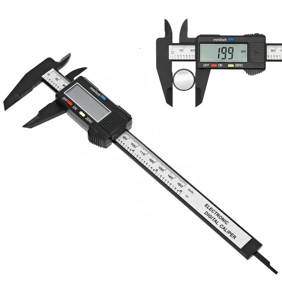 Лидер продаж 150 мм ЖК цифровой штангенциркуль Электронный микрометр из нержавеющей стали по низкой цене