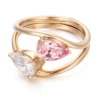 Real solid 14k gold lab diamond ring