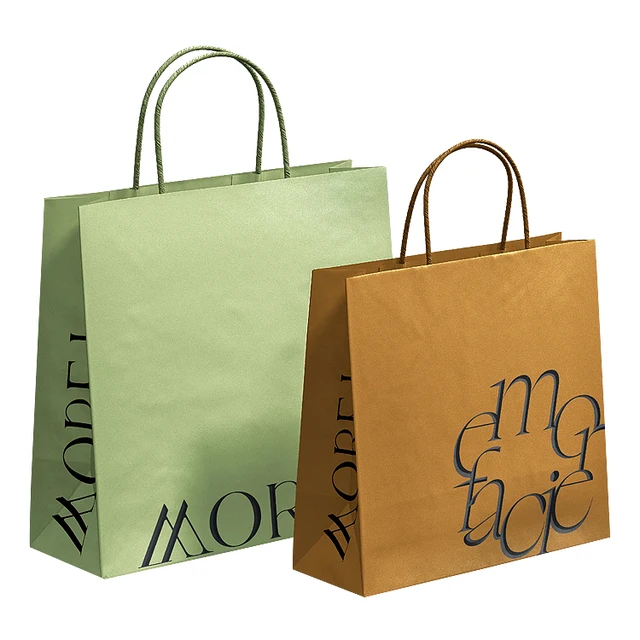 Customized clothing tote bags supermarket specific paper bags packaging bags that can be printed with logos