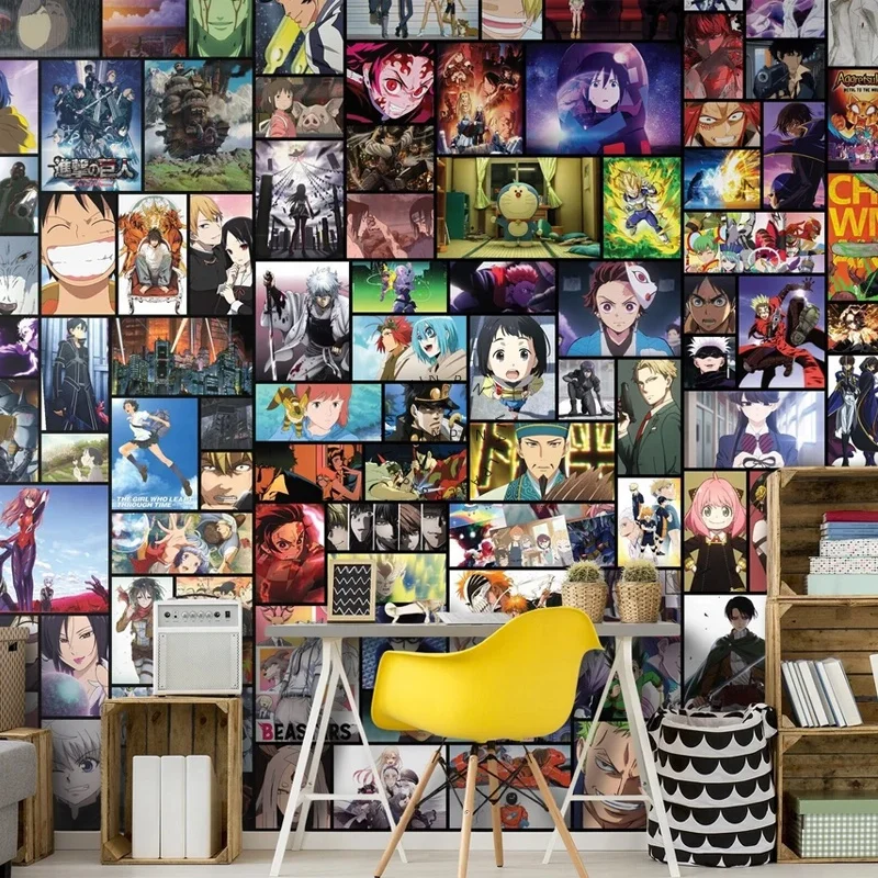 Anime Wall Posters Collage: Where Imagination Meets Your Wall