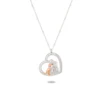 NMSN-A1410-3-silver with rose gold