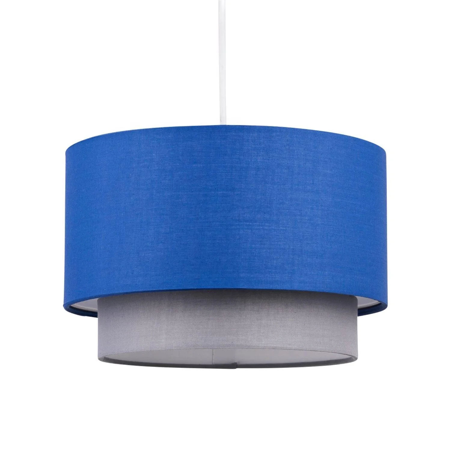 Modern Tc Fabric Hanging Lamp Ceiling Light Handmade Fabric Drum Double