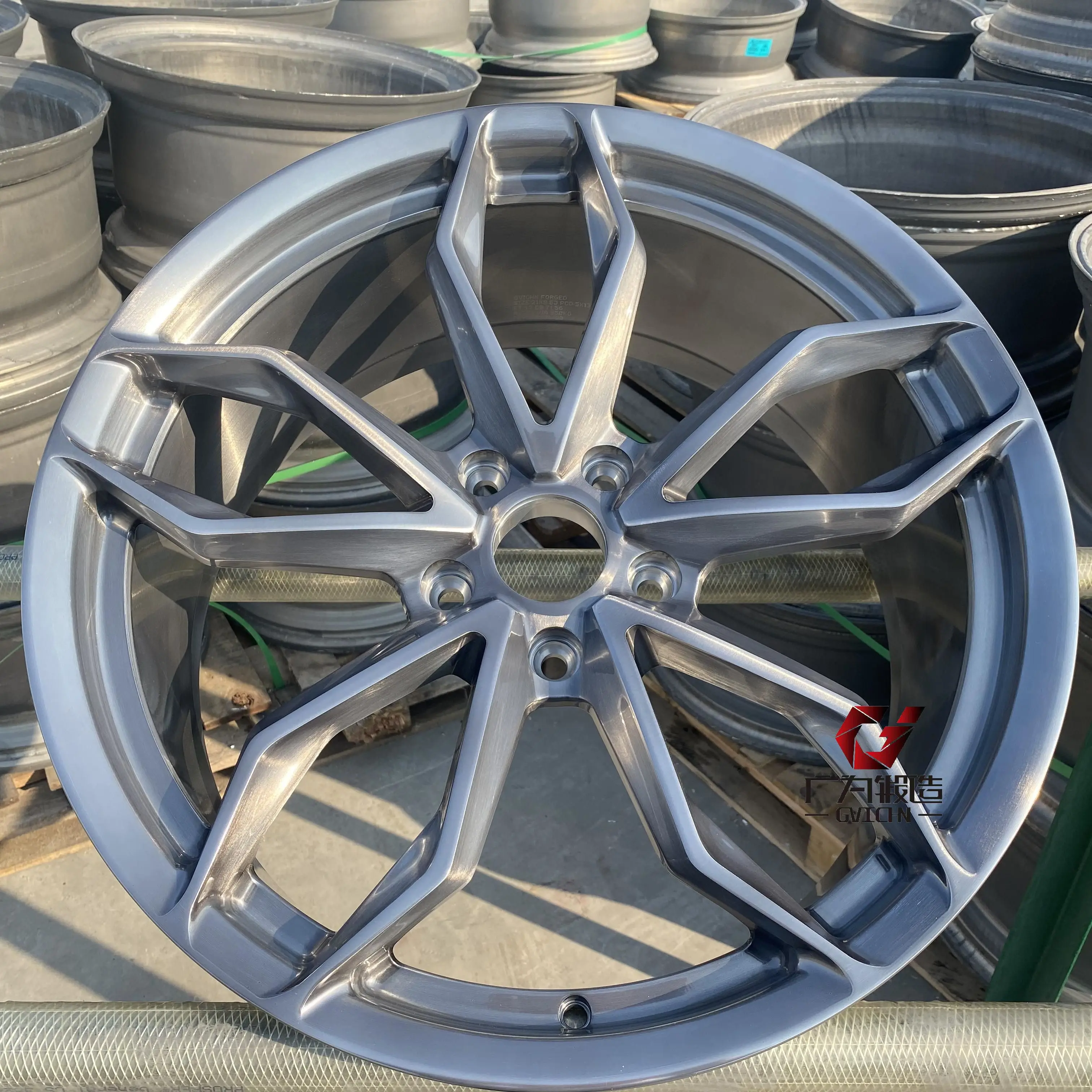 GVICHN Custom 16-22 Inch Forgiato 6061 T6 Rame della ruota in lega 5x112 5x114.3 5x120 Concave Corse Ruote di auto passeggeri 40mm Offset 25mm