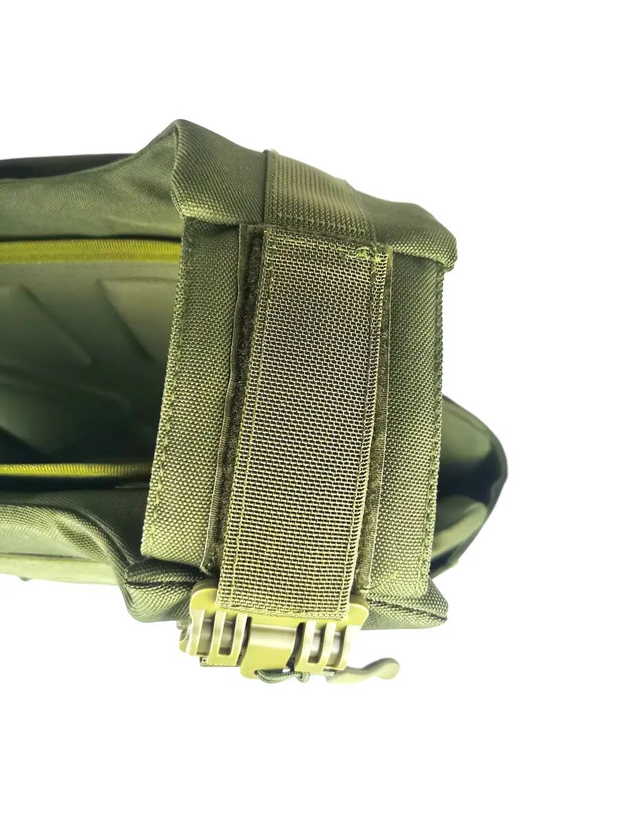 Chaleco táctico Molle verde de 1000D con sistema de liberación rápida láser, 6