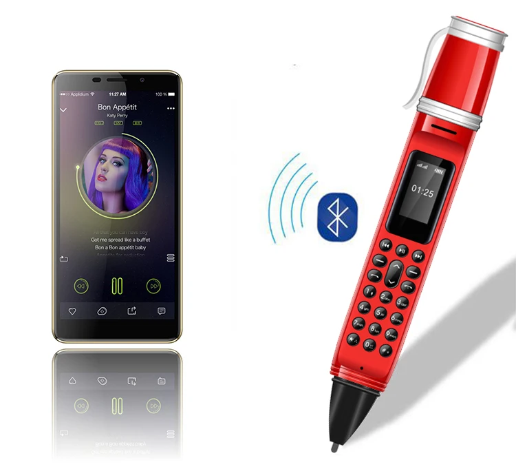 Pen Shape Dialer Mobile Phones with Camera Flashlight