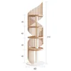Quinto piano: colore legno naturale