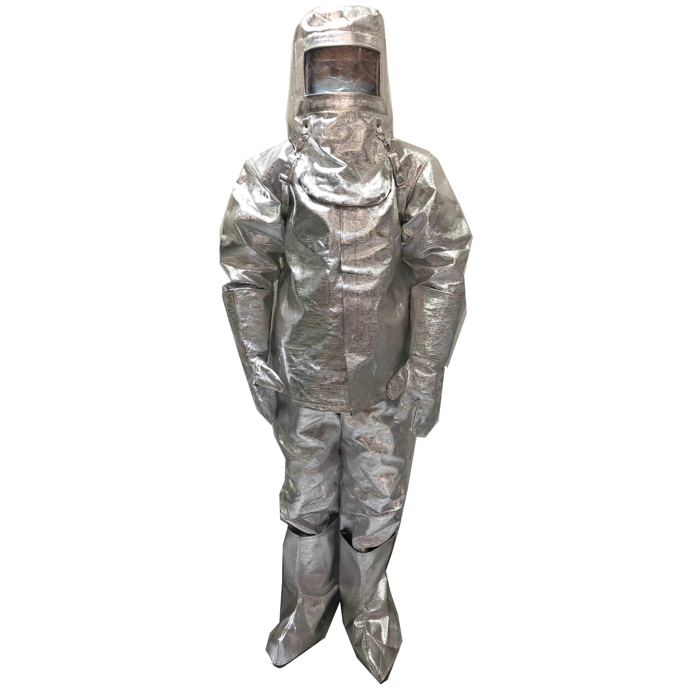 Rayonnement thermique 500 Degrés Résistant à La Chaleur aluminisé Costume ininflammable Vêtements 