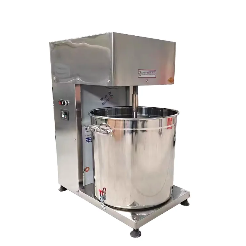 Commercial Stainless Steel Meat Blender Multi-Function Food Processing Machinery for Sausages Meatballs Meat Pie Stuffing