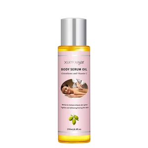OEM Olive Rose Vitamin C Relieve Muscle Body Care Spa Warming Relaxing Tightening Massage Oil Whitening Whole Body Essential Oil