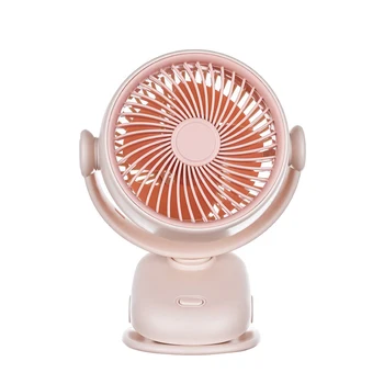 Factory Desktop High Wind Hanging Dormitory Electric Hand Mini Portable Charging USB Desk Clip Fan