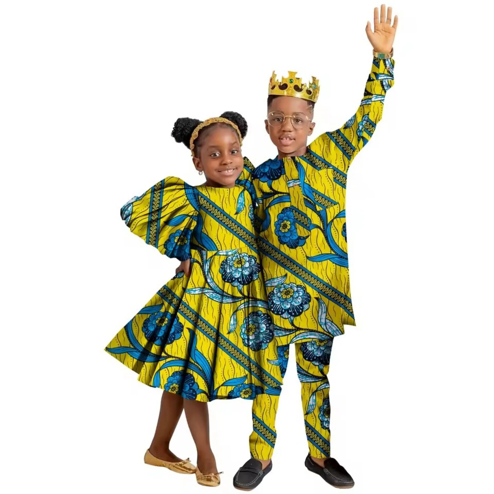 African Family Matching Outfits For Women Plus Size Long Sister Brother Girls Dress Boys Pants Set Children Ankara Print African Family Matching Outfits For Women Plus Size Long Sister Brother Girls Dress Boys Pants Set Children Ankara Print