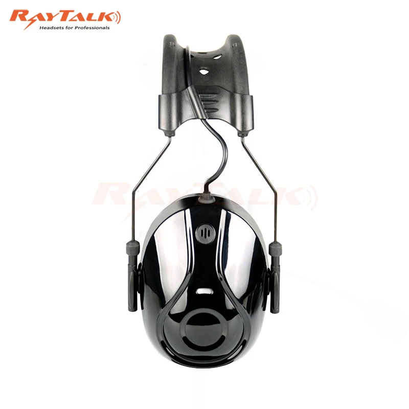 Heavy-Duty Two-Way Radio Headset for Motorola 2-Pin NC Boom Mic and Inline PTT Waterproof and Noise Cancelling Headband