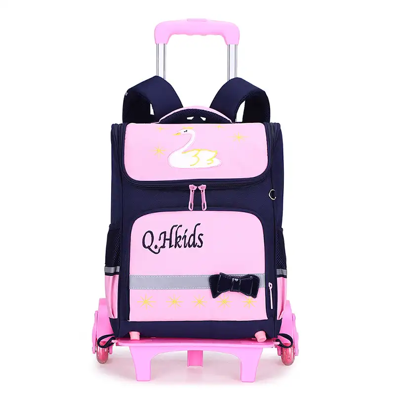 Amazon.com: BAOWKQ Mochila con ruedas para niños, mochila de seis ruedas  para niños de gran capacidad para subir escaleras, GINOLEI desmontable  (color: H) : Ropa, Zapatos y Joyería